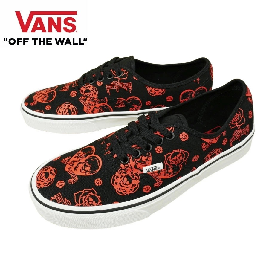 VANS スニーカーVANS ヴァンズ バンズ【箱なし】AUTHENTIC オーセンティックLOVE YOU TO DEATH BLACK ラブ ユー トゥ デ 8,791円
