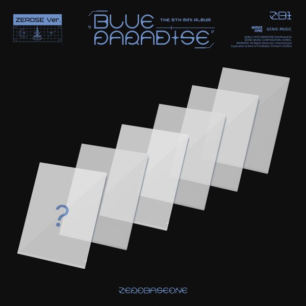 [MEGA][6種セット] (ZEROSE ver.) ZEROBASEONE [BLUE PARADISE] ミニ5集アルバム 韓国チャート反映 ZB1