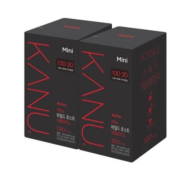 マキシムカヌー ミニマイルド 120T + 120T 計240T 맥심 카누 미니 마일드 120T+120T 총240T 7,009円