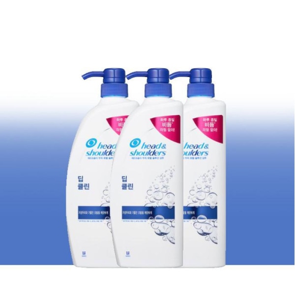 ヘッドアンドショルダー シャンプー ヘッドアンドショルダー ディープクリーン 850ml 3個 / SN