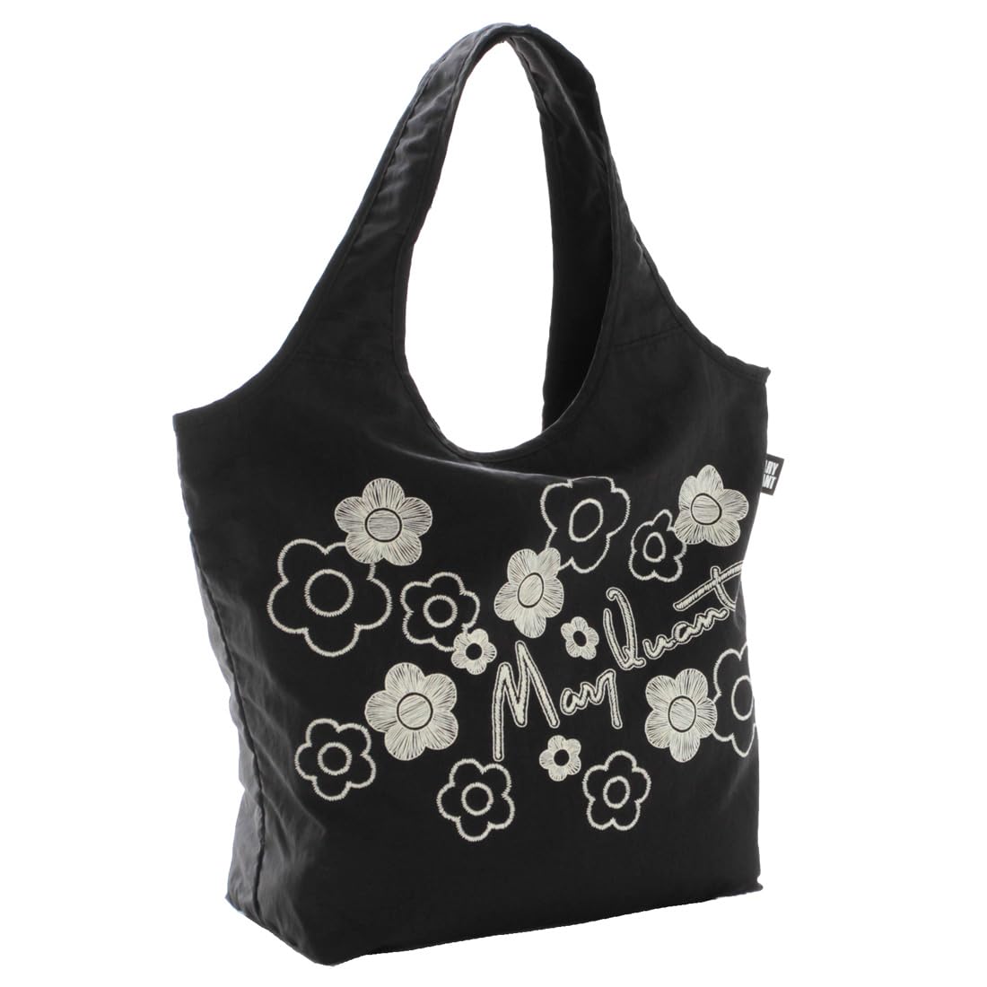 【MARY QUANT】マリークヮント エコバッグ/マイバッグ デイジー (ブラック) 洗濯可 婦人 マリークワント/マリクワ 000953-0001-02