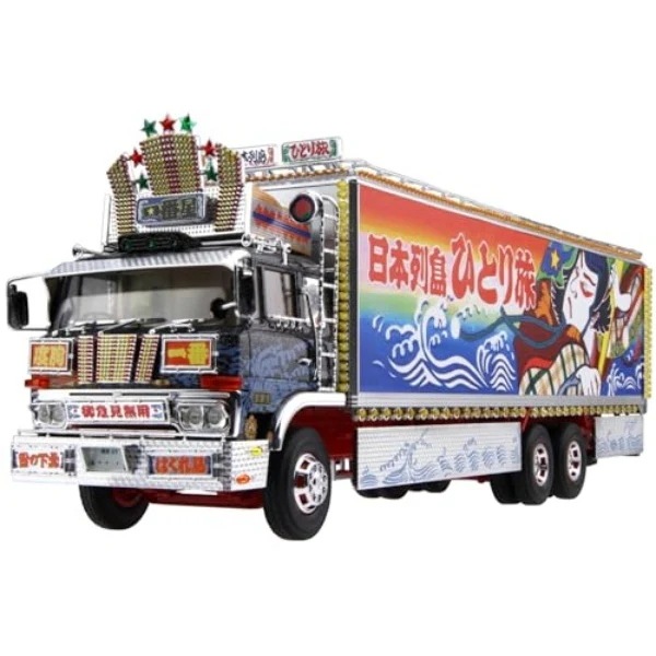 青島文化教材社 1/32 トラック野郎シリーズ No.6 一番星 北へ帰る プラモデル