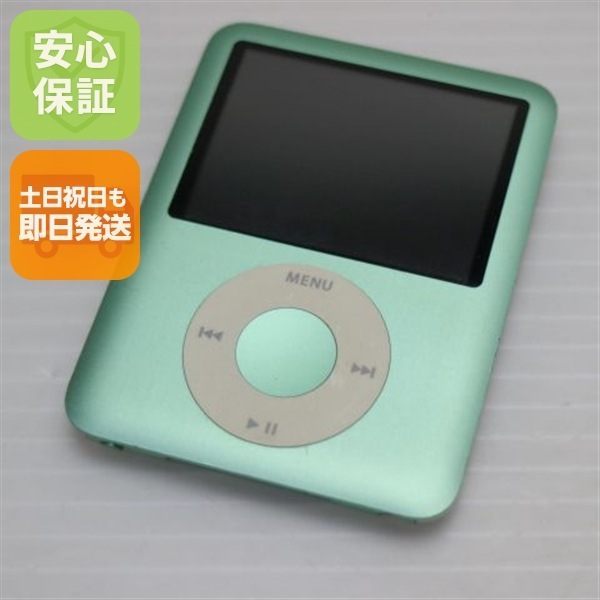 美品 iPOD nano 第3世代 8GB グリーン MB253J/A 66