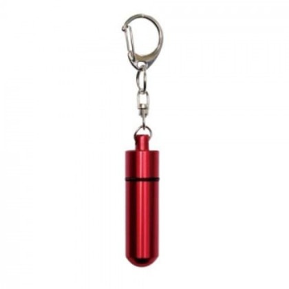 ペット供養 遺骨カプセル 大 キーホルダー レッド H5.1cm 20入 060364