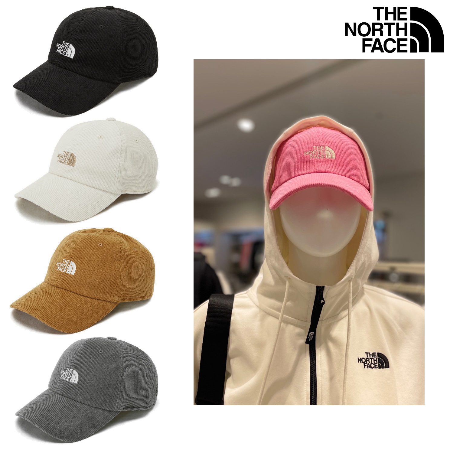 CORDUROY BALL CAP 5色 COOLMAX 新商品 韓国人気 男女共用 肝節期 韓国ファッション ストリートファッション カップルアイテム 帽子 野球帽