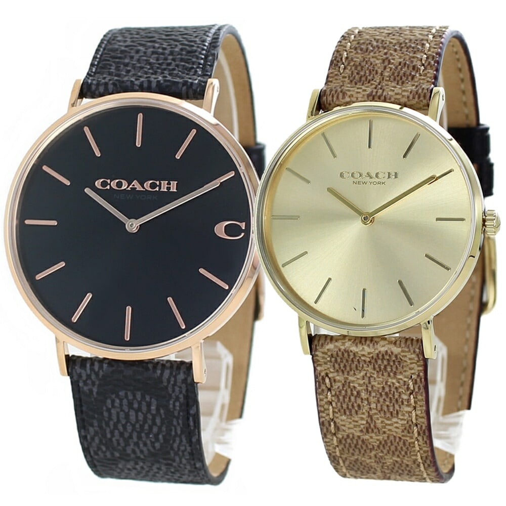 コーチ ペアウォッチ 腕時計 手表 ペアギフト レザー時計 ペア プレゼント 夫婦 両親 両親贈呈品 結婚式 結婚記念日 ブランド クリスマス プレゼント