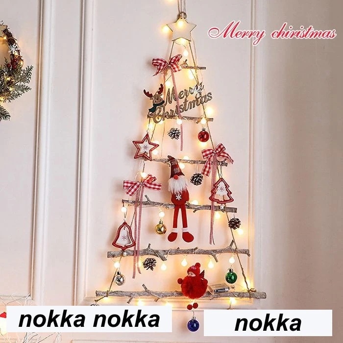 プレゼント クリスマス 壁掛け クリスマスツリー DIY サンタクロース 壁掛け 飾りホビー