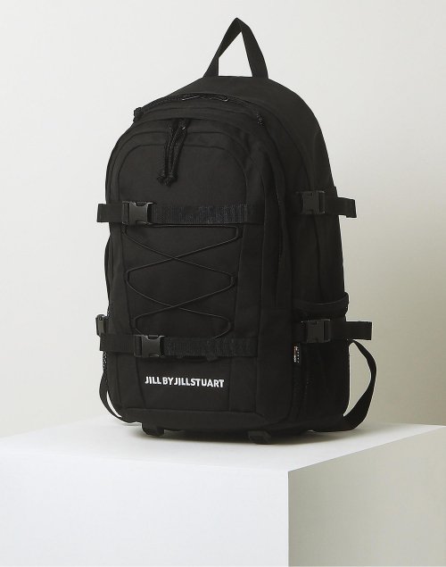 ブラックロゴ刺繍コーデュラナイロンストリングユニセックスバックパック学生バックパック 新学期 大容量