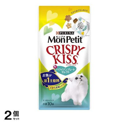 他サイト： ピュリナ モンプチ クリスピーキッス ハワイアンプレートセレクト 3g (×10袋) 2個セットの商品画像