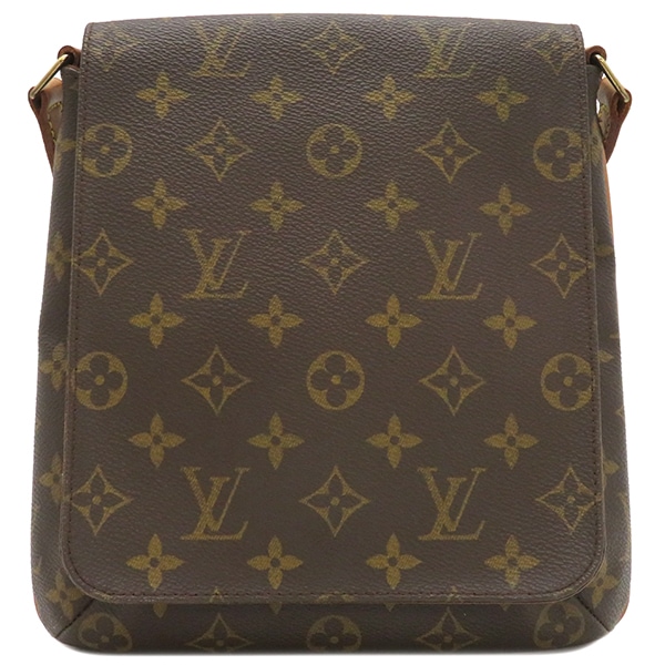 ルイヴィトン LOUIS VUITTON ショルダーバッグ ミュゼット サルサ モノグラムキャンバス モノグラム ゴールド金具 茶 肩掛けバッグ M51258 LM0060【中古】