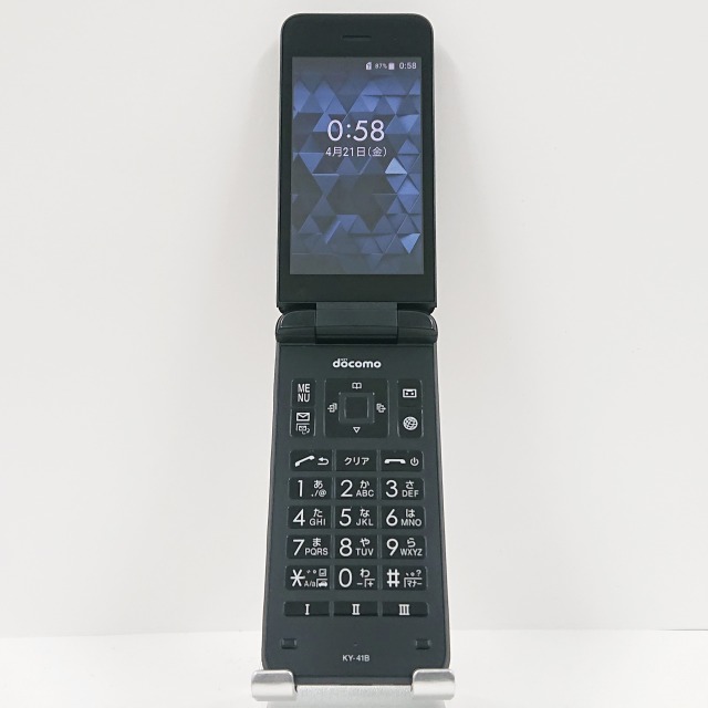 DIGNO ケータイ ベーシック KY-41B ドコモ ブラック 送料無料 本体 c09043 【中古】