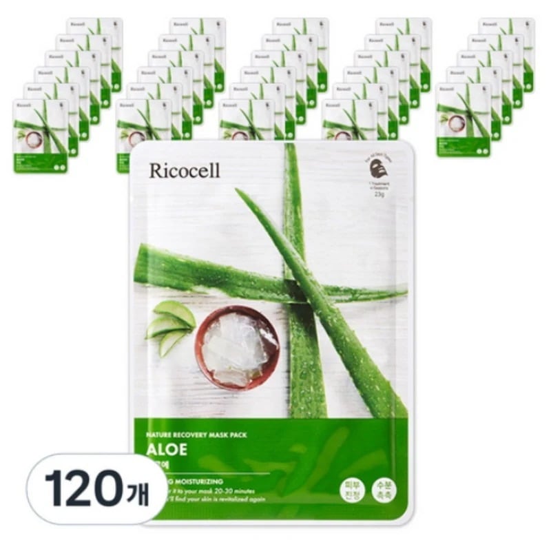 ネイチャーリカバリーマスクパック アロエ 23g 120枚入り