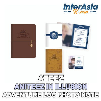 ATEEZ - ADVENTURE LOG PHOTO NOTE 【ANITEEZ IN ILLUSION】 公式グ...のサムネイル