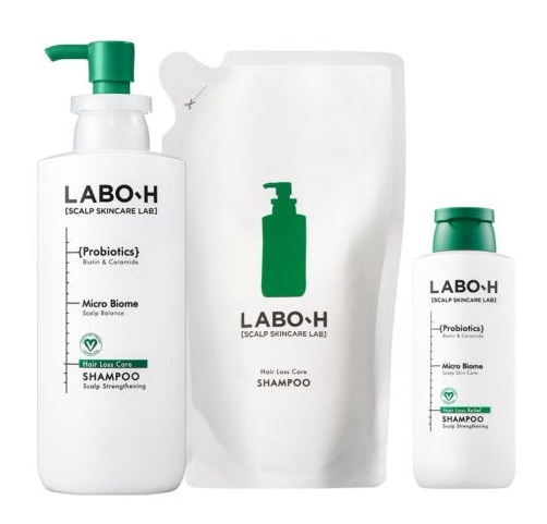 [マスクパック贈呈] 脱毛シャンプー 弱酸性 大容量 頭皮 ビーガン 400ml&400ml レフィル&180ml