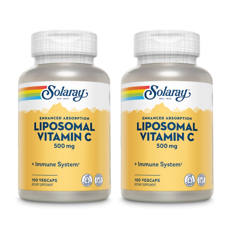 Solaray リポソームビタミンC 500mg 100カプセル(2個セット)