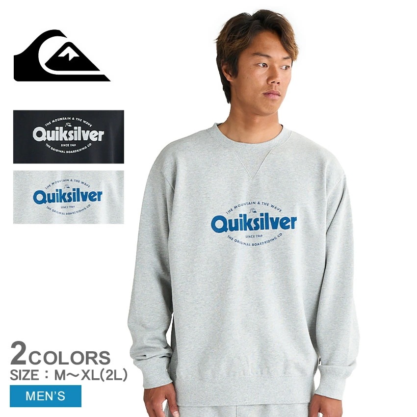 SHAPE ALL DAY SWEAT CREW QPO251002 メンズ プルオーバー ウエア トップス トレーナー ブランド カジュアル ロゴ プリント シンプル サーフ