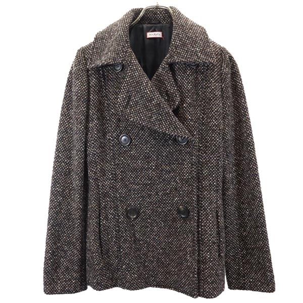 マックスアンドコー ウールブレンド 長袖 ジャケット 42 ブラウン系 MAX&CO レディース