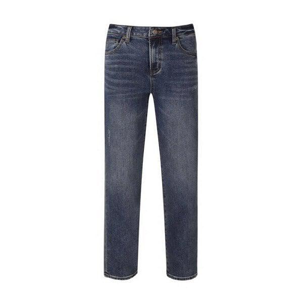 [] 女性) 裏起毛スリムストレートジーンズ デニムパンツ (B244DP641P) (P003463214)