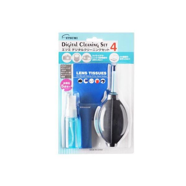 （まとめ）エツミ デジタルクリーニングセット4 E-5143[x5セット]