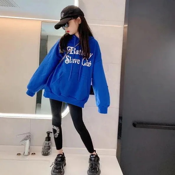 新商品 子供服 キッズ 裏起毛 トレーナー ニット パーカー 長袖 ゆったり トップス 韓国 ジュニア カジュアルパーカ 女の子 ガールズ 上着 春服 秋服