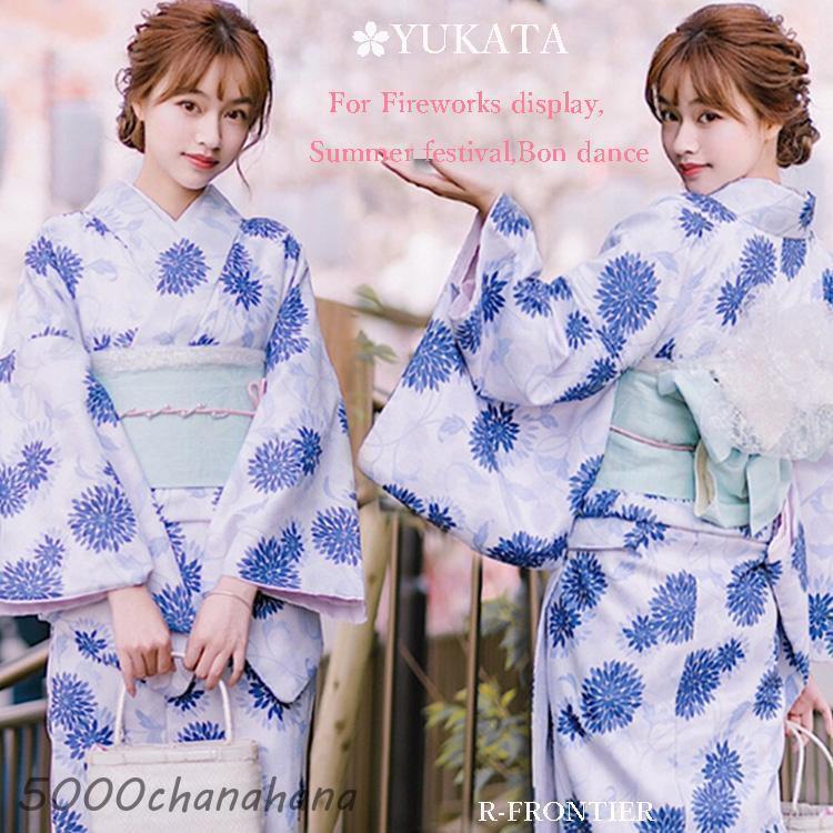 浴衣 レディース 女性 3点セット 紫 高校生 ゆかた 花柄 浴衣 [期間限定30%値下げ]浴衣 女性 レディース 紫 ワンピース パープル 浴衣 大人 レディース ゆか満2件で20O円引き