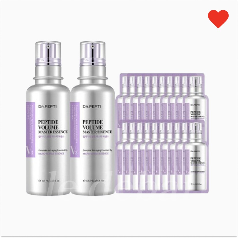 【本品2個+ポーチ20枚】シーズン3 ペプチド ボリューム マスター エッセンス 105mlセット