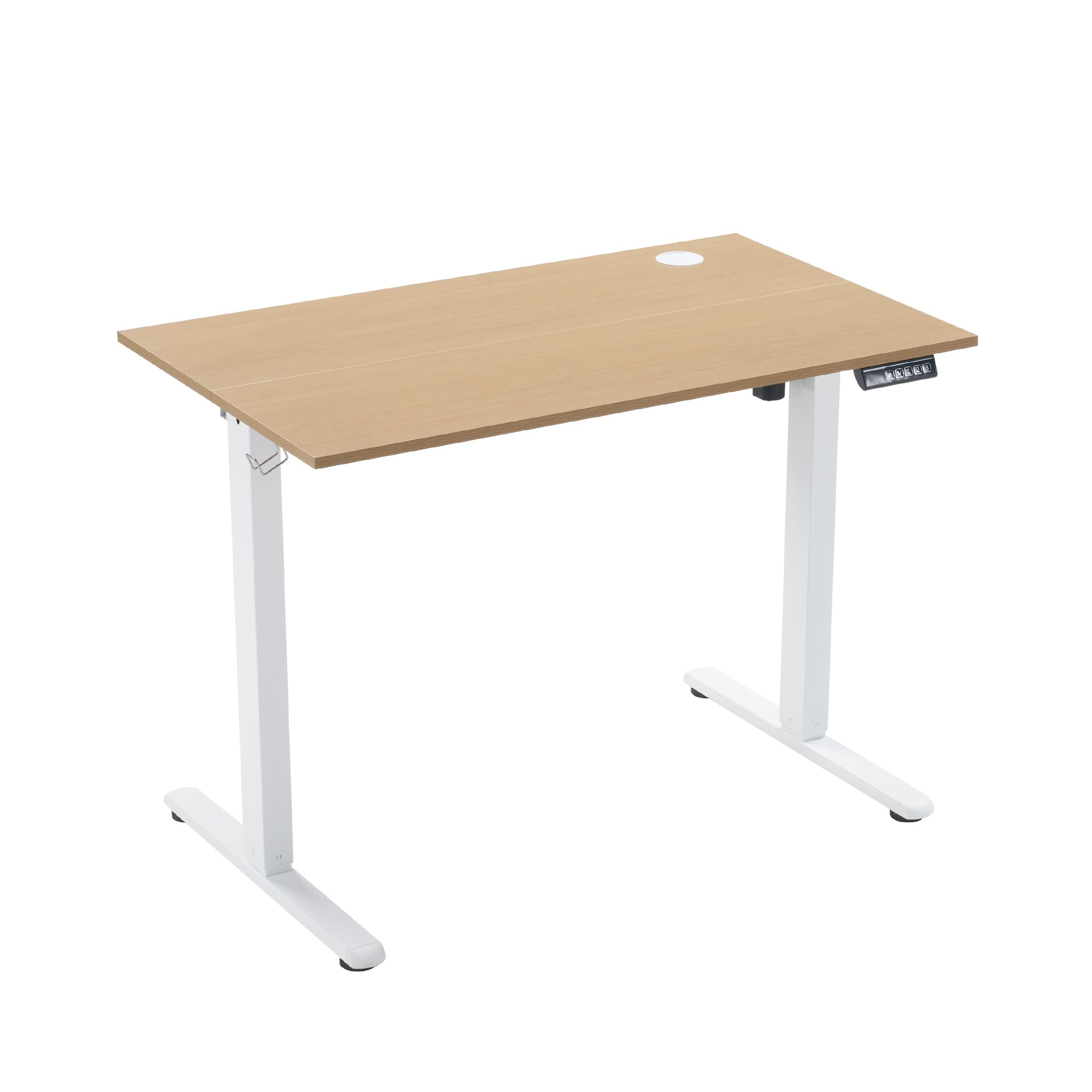 【国内発送】1173ナチュラル 電動昇降デスク スタンディングデスク 電動 幅100cm昇降デスク 昇降式テーブル 昇降式デスク 昇降 高さ調整 リモートワーク デスク 在宅 テレワーク 昇降式 オフ
