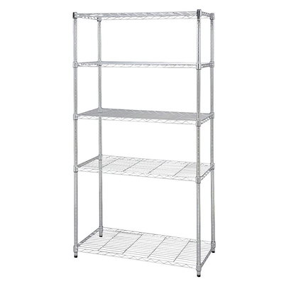 他サイト： アイリスオーヤマ SE-918E メタルシェルフ（5段・91cm幅）奥行46cm 高さ178.5cm ポール径25mm SE918Eの商品画像