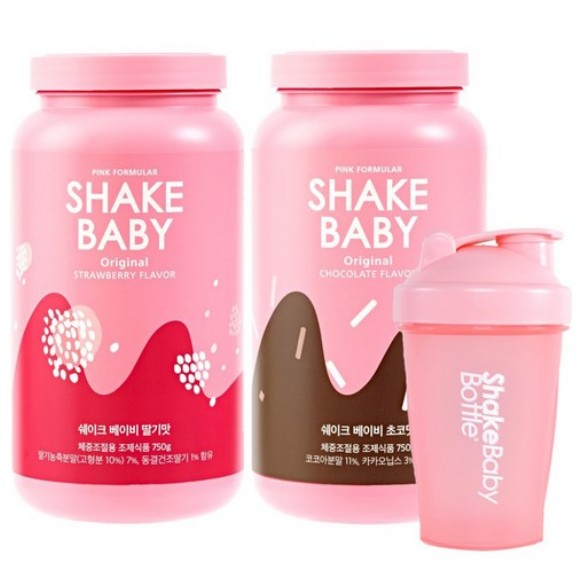 ダイエットプロテイン 750g チョコ+イチゴ味 韓国Naver1位ダイエットシェイク 贈呈 シェイカー600ml