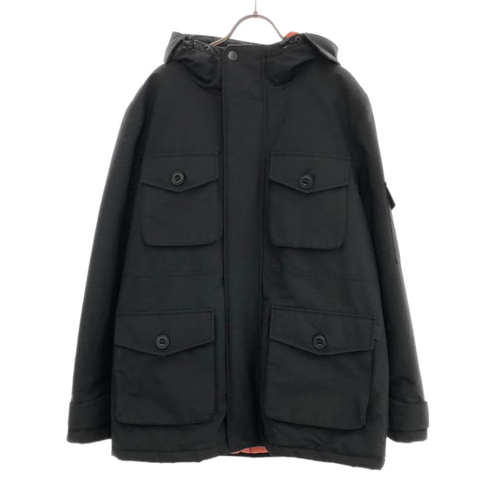 パーカロンドン 中綿ジャケット M ブラック PARKA LONDON ダブルジッパー 裏地付き メンズ 5,586円