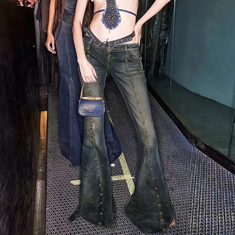 【送料無料】25 デニムパンツ ボトムス ハイウエスト ジーンズ KPP ファッション系韓国風スタイル ゆるダボウェア練習ジーンズ シルエットゆったり レディースカジュアル型メンズライク衣装