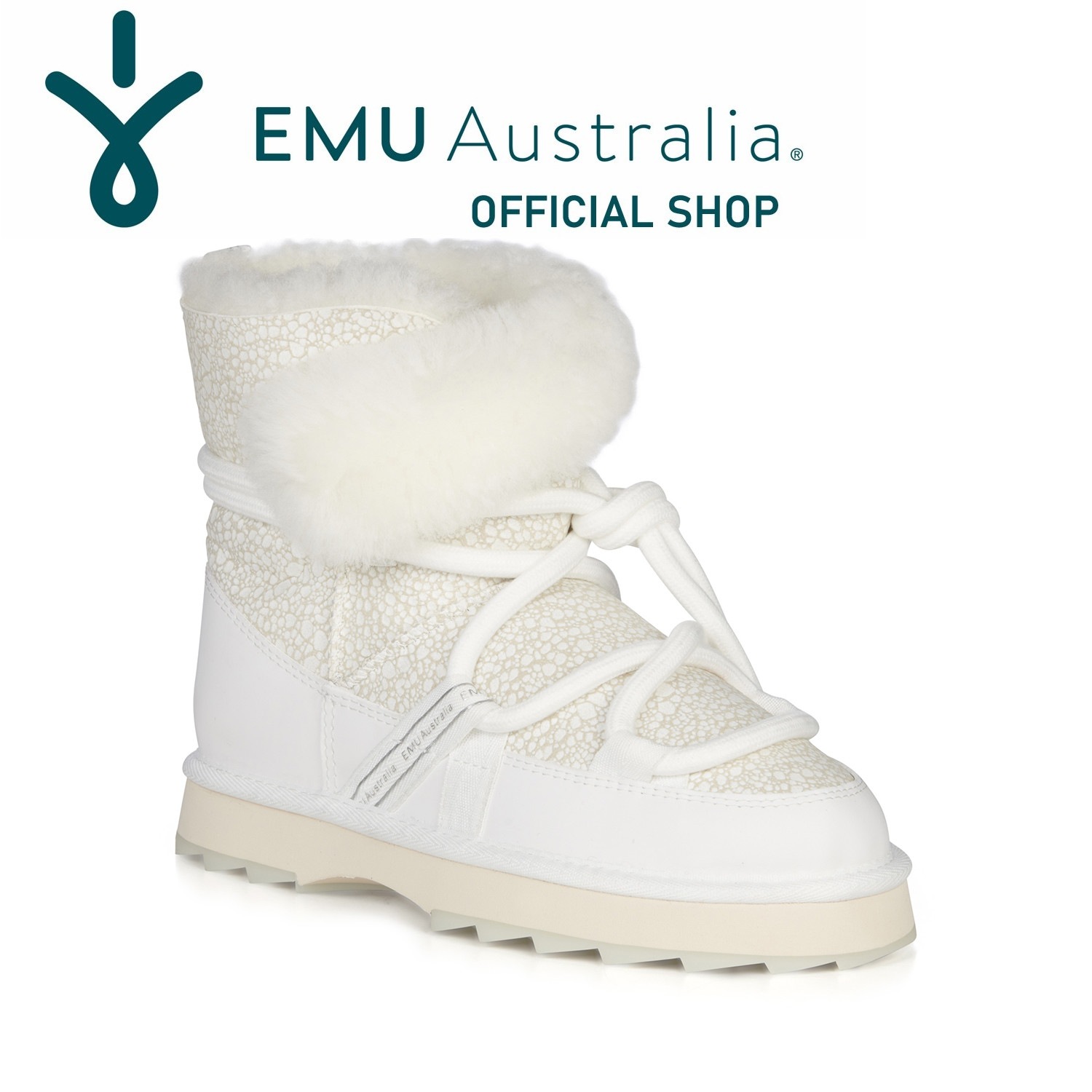 【公式】EMU Australia エミュ Waddi ショート ミドル ブーツ シープスキン ムートン 撥水 厚底 防寒 レディース メンズ 秋 冬 正規 送料無料 26,928円