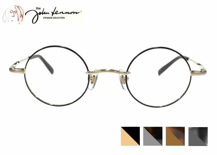 ジョンレノン John Lennon jl-1134 ラウンド フルリム チタン 日本製 レトロ アンティ－ク メガネ めがね 眼鏡 42サイズ