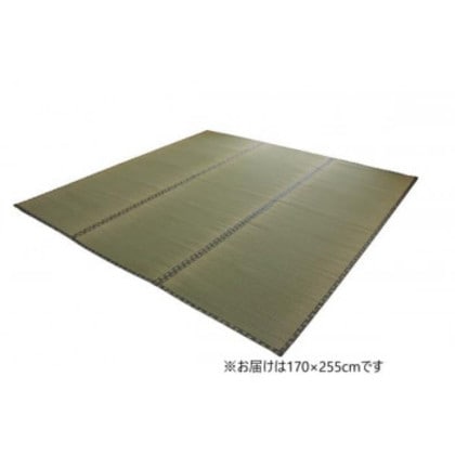 純国産い草 上敷き カーペット 双目織 「松」 団地間3畳 約170×255cm 1010030011302