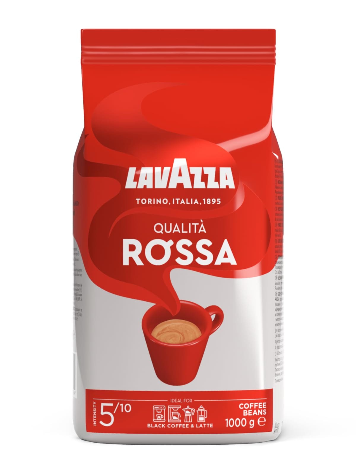 LAVAZZA (ラバッツァ) クオリタ・ロッサ 【豆】 1kg レギュラーコーヒー ドリップ エスプレッソ