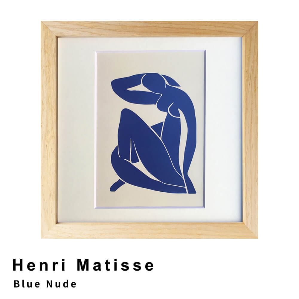 Henri Matisse(アンリ マティス) Blue Nude アートポスター(フレーム付き)