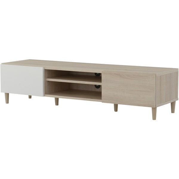 HM35-150L IV アイボリー／ブラウン HELM（ヘルム） [テレビ台 ローボード(150cm幅)] メーカー直送