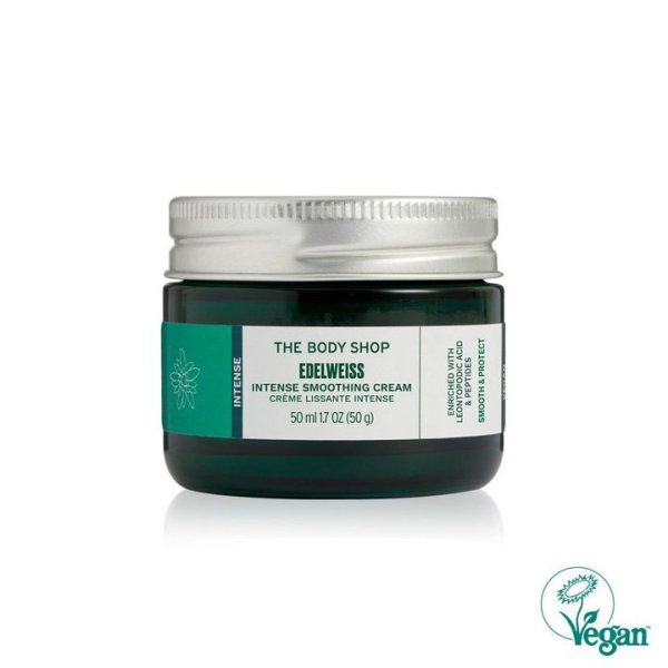 【The body shop】 ザ·ボディショップ エーデルワイス スムージング デイ クリーム 50ML 贈呈品なくなり次第贈呈終了