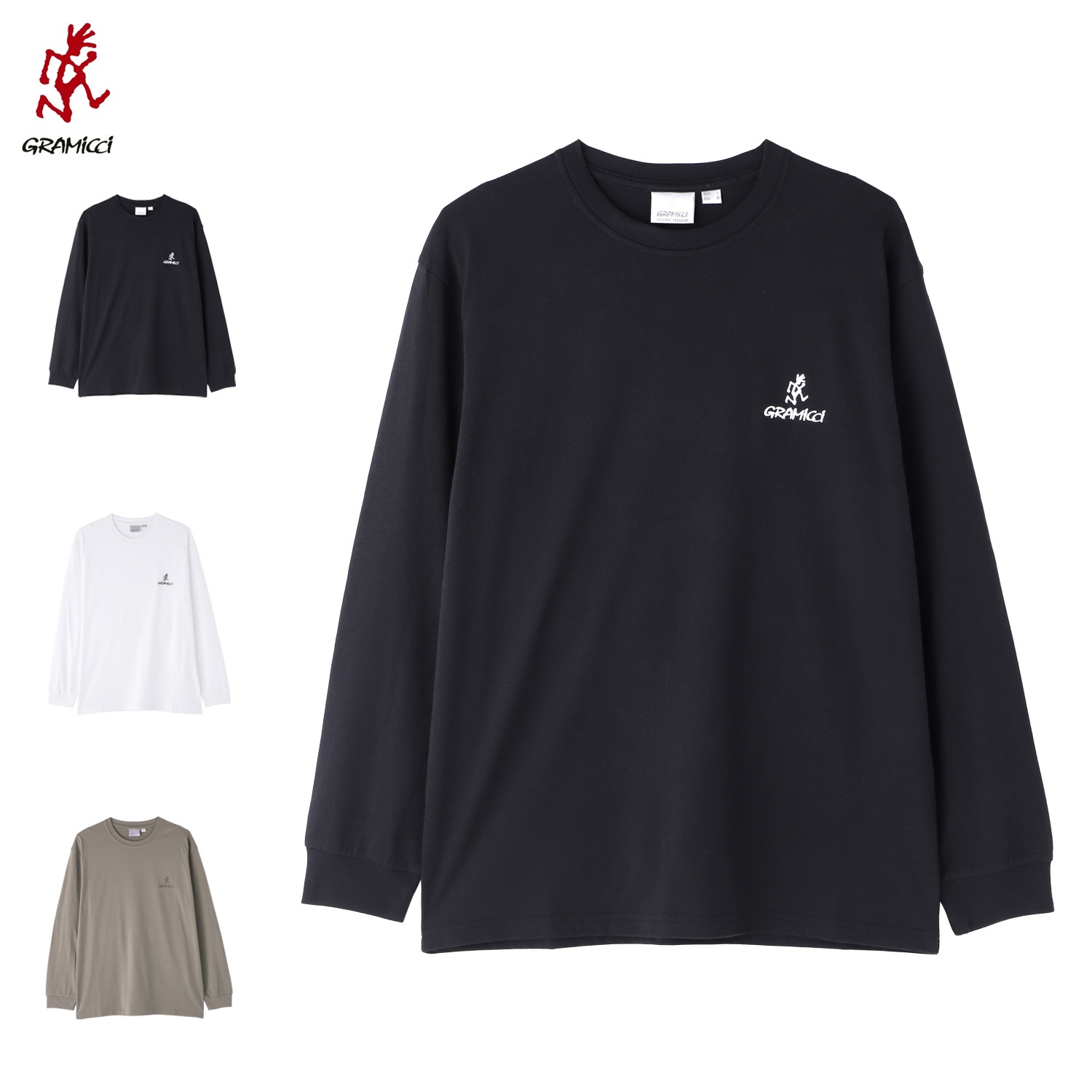 Tシャツ 長袖 ロンT カットソー メンズ ONE POINT LOGO L/S G5FU-T100