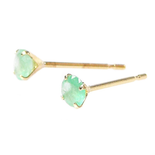 エメラルド ピアス 18k k18 天然石 18金ゴールド 5月誕生石 ジュエリー レディース 50代 40代 60代 30代 20代 シンプル 母の日 ギフト プレゼント おしゃれ 7,207円