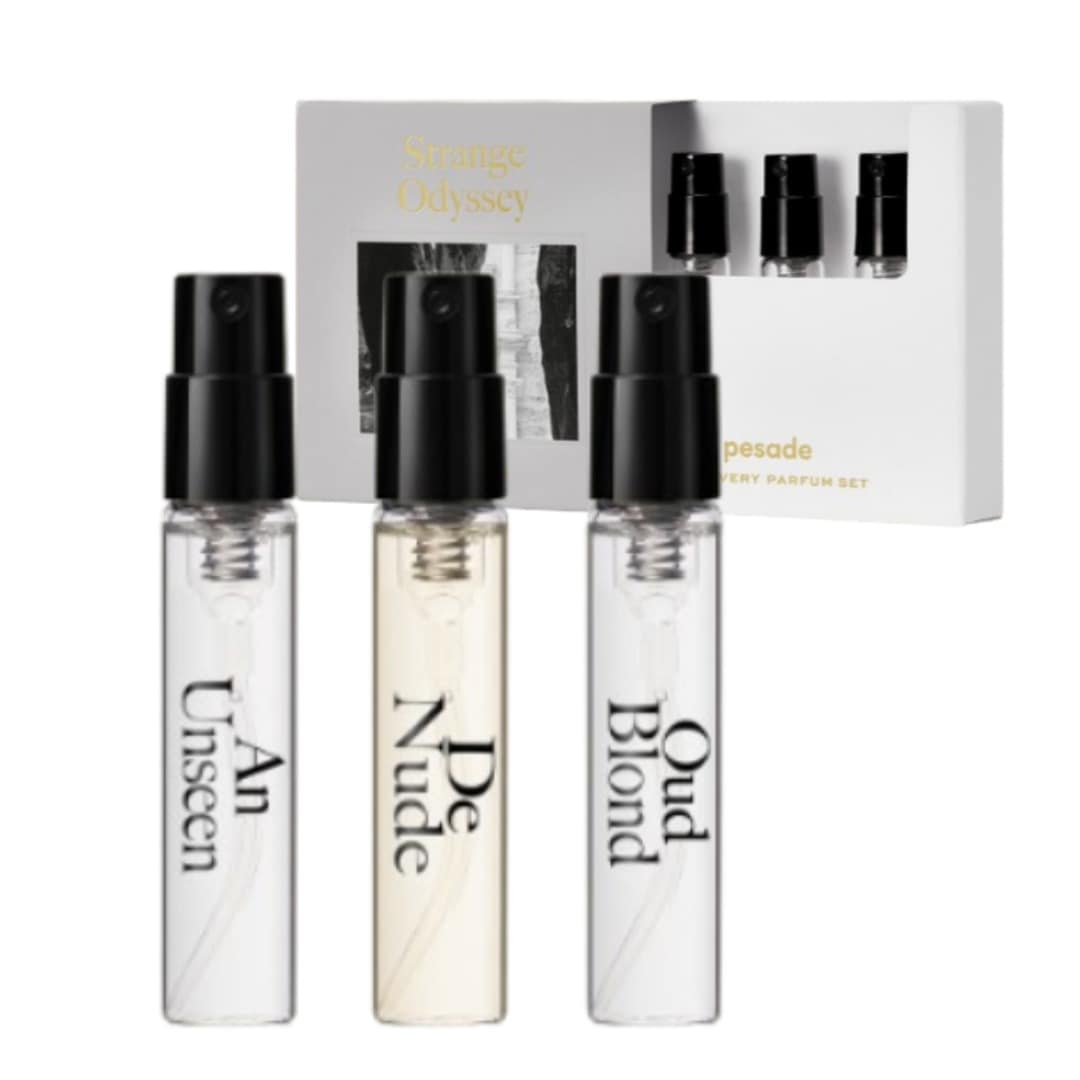 ペサード Discovery parfum set パフューム3ml *3香（An Unseen, D Nude, Oud Blond）/ 体験用/お試し用/ 韓国香水