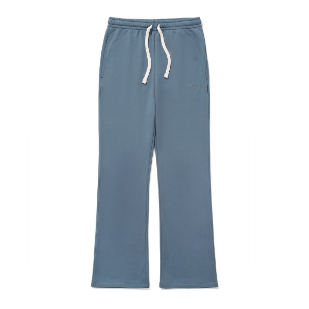 COVERNAT 女性用セミブーツカットスウェットパンツダークブルー