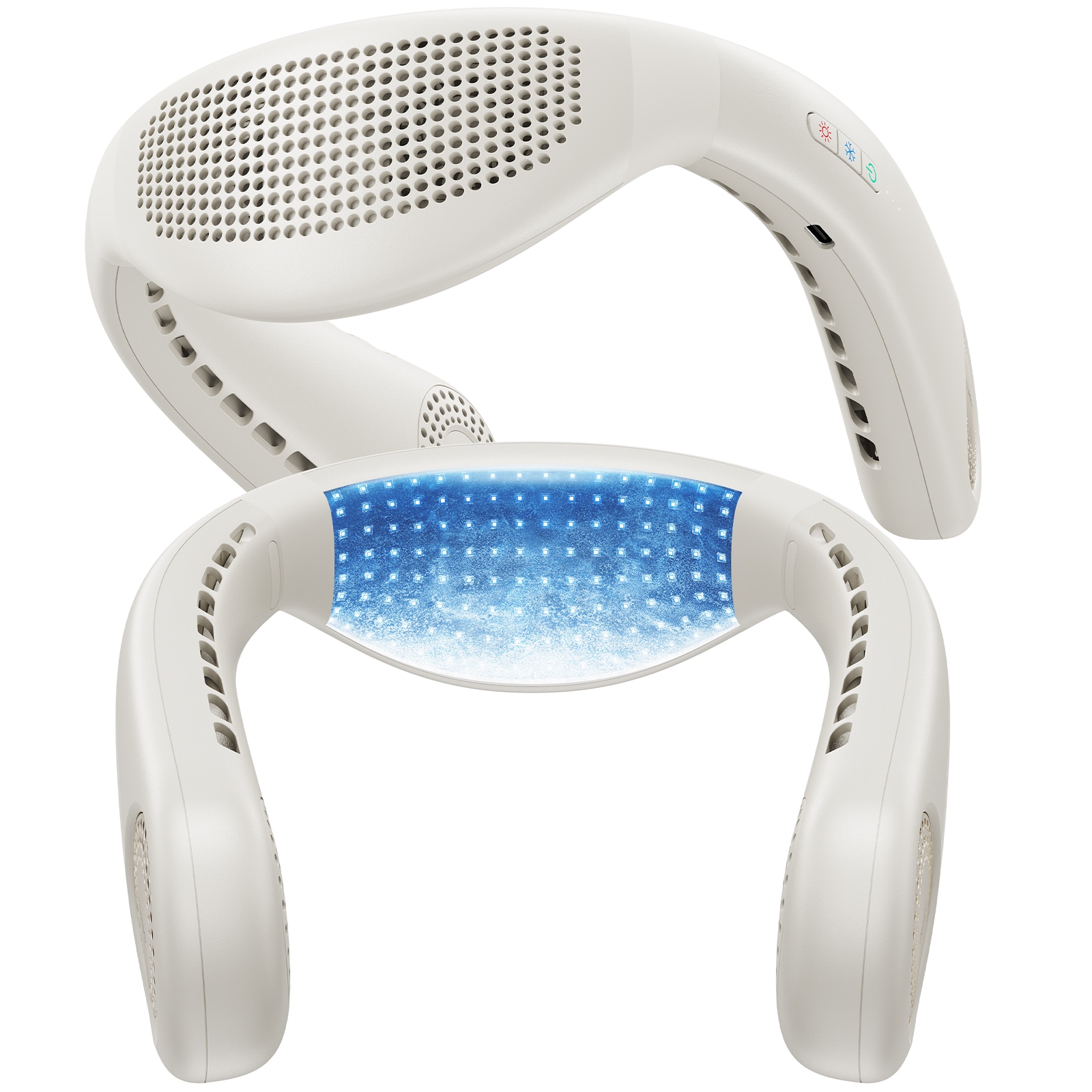 【2025究極進化・COOLiFY Air】ネッククーラー 冷却プレート 首掛け扇風機 ネックファン 携帯扇風機 首掛けクーラー ペルチェ 母の日 プレゼント 熱中症対策 ギフト 涼しい 夏グッズ