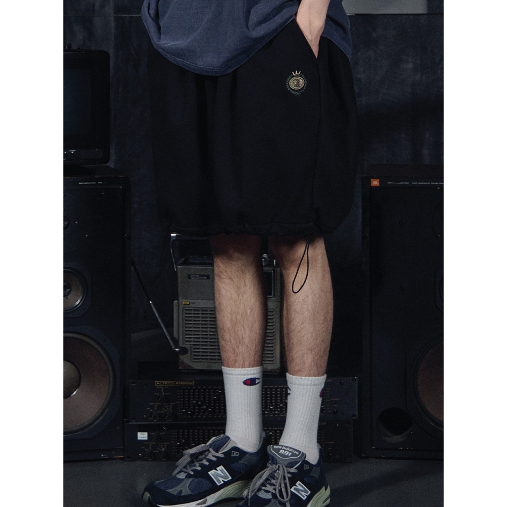 CPGNバミューダスリータックバルーンスウェットパンツブラック 6,286円