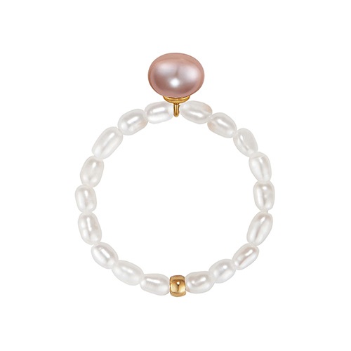 揺れる プチ パール リング 指輪／Ring／Dangle Petit