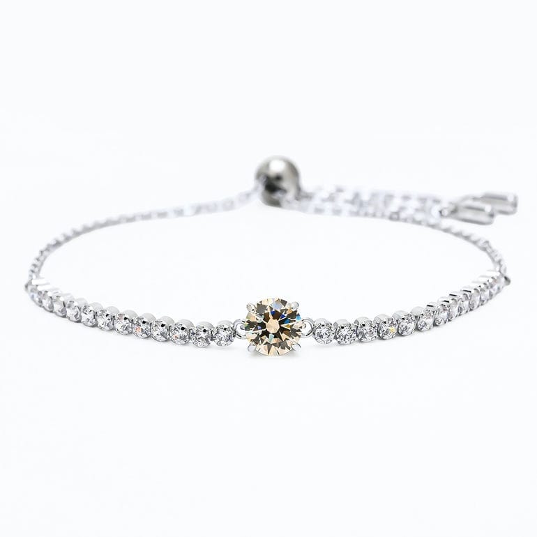 ブレスレット マトリックス クリア シルバー イエロー レディース 5690694 ジュエリー