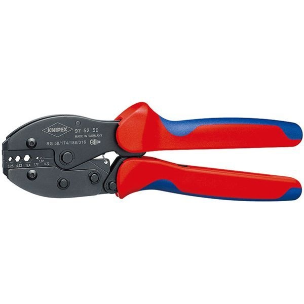 KNIPEX クニペックス 圧着ペンチ コンフォート 全長220mm パック入 9752-50SB