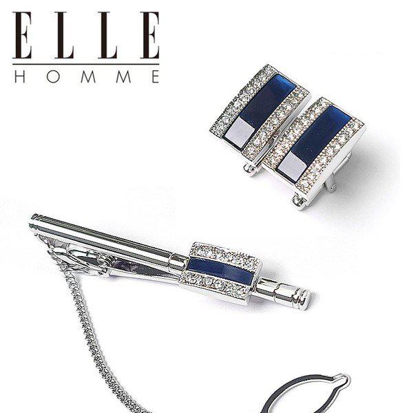 オム므ネクタイピンカフスセットオーシャン_P320526818