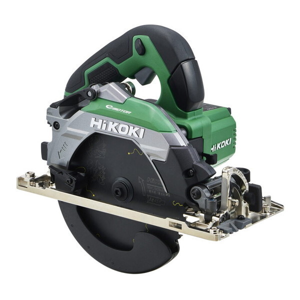 C6MEY2 (N) アグレッシブグリーン 100V 深切り電子丸のこ (のこ刃径165mm 切込み深さ66mm チップソー(黒鯱)別売)