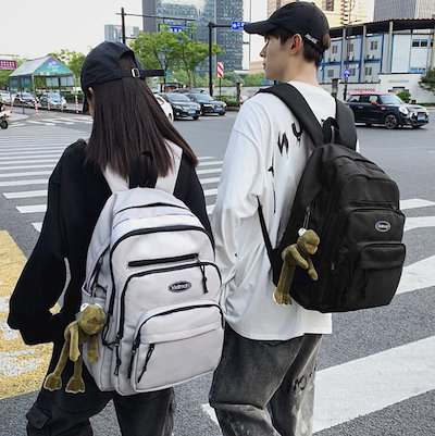 LUHAN リュック ファッション学生用 大容量 鞄 韓版かばんBackpack-